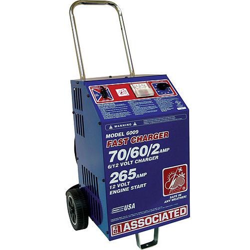 Associated Heavy Duty Fast Chargers Model 6009 6/12 Volt
