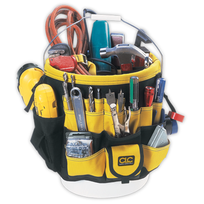CLC 4122 61 Pocket - In & Out Bucket Organizer