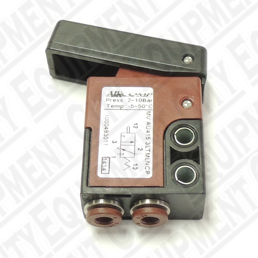 E|Q RP11-3-01646 MANUALLY ACTUATED VALVE - Black button instead of yellow