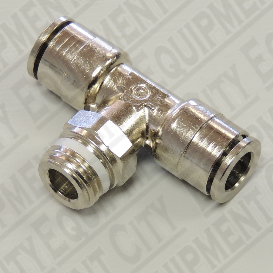 Corghi 3-00287 1/4 Male Swivel T-Fitting to 8mm Female | Replaces 900438665 and 438665 RP6-2598