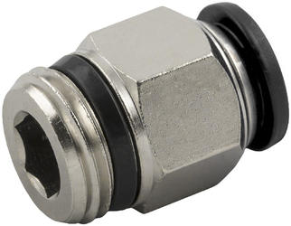 AIGNEP 10mm Straight Connector Male 1/4