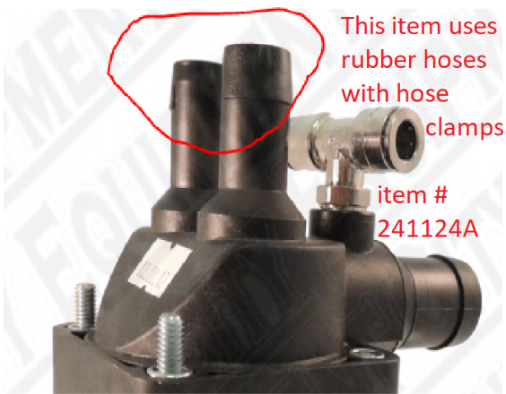 241124A  Corghi Blast Bead Seating Dump Valve