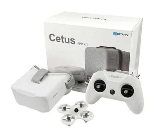 BetaFPV RTF Cetus FPV Kit - Cetus Whoop, Goggles, Transmitter, Batteries, Charger & Case