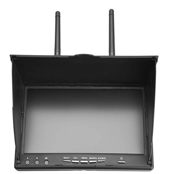 FPV Monitor 5.8GHz 40Channels 7Inch LCD Screen Monitor
