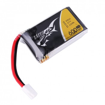 Tattu 25C 1S 3.7 v 600mah Lipo Battery Pack with Molex Plug ( 6pcs) | TA-25C-600-1S1P-6pcs