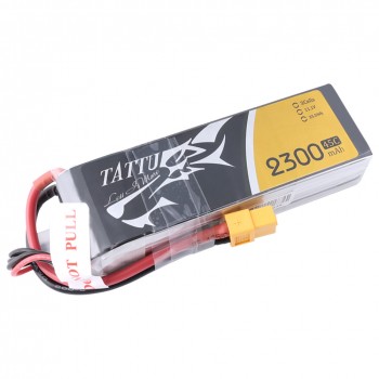Tattu 2300mAh 45C 3S1P Lipo Battery Pack with XT60 Plug | TA-45C-2300-3S1P-XT60