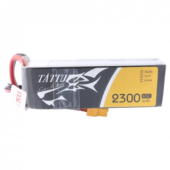 Tattu 2300mAh 45C 3S1P Lipo Battery Pack with XT60 Plug | TA-45C-2300-3S1P-XT60