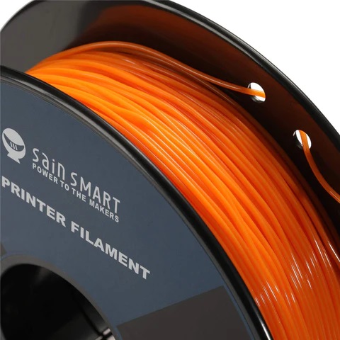 SainSmart TPU Filament 1.75mm 0.8kg / 1.76lb Roll Mango Mojito Orange