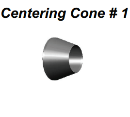 Haweka 150-400-008 Centering Cone #1 40mm