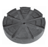Replacement Rubber Pad for Wheeltronic Lifts  5" Round  OEM 54940  BH-7793-54