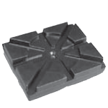 SVI Replacement Rubber Pad for Wheeltronics Lifts  Rectangular Pad  OEM 3-0872  BH-7805-168