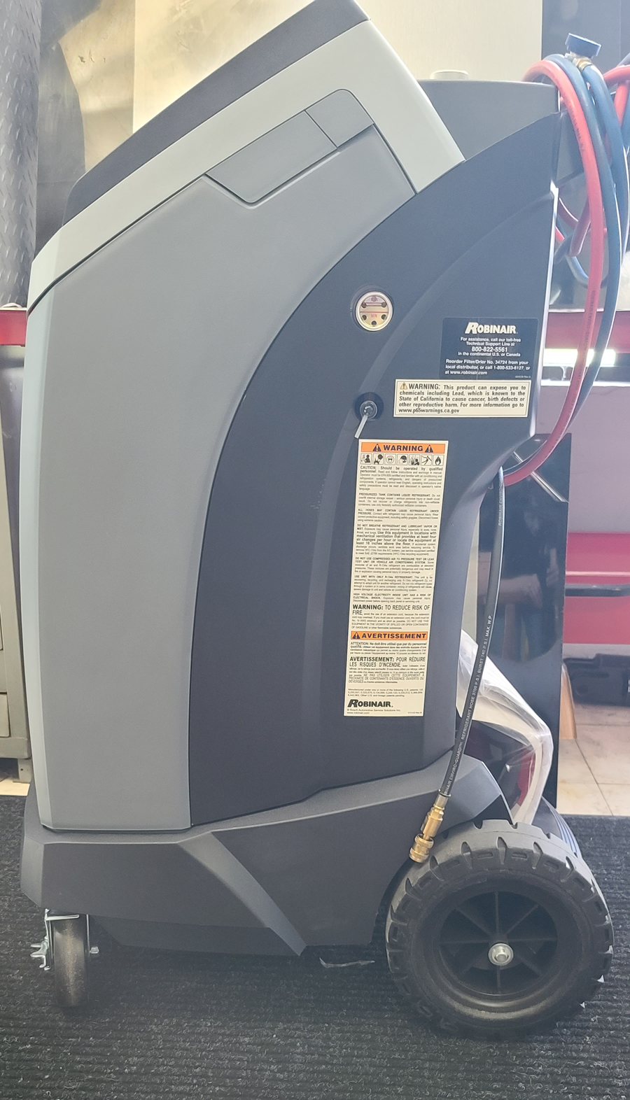 REFURBISHED Robinair 34788NI R134A Refrigerant Recovery Recycling and Recharging Machine