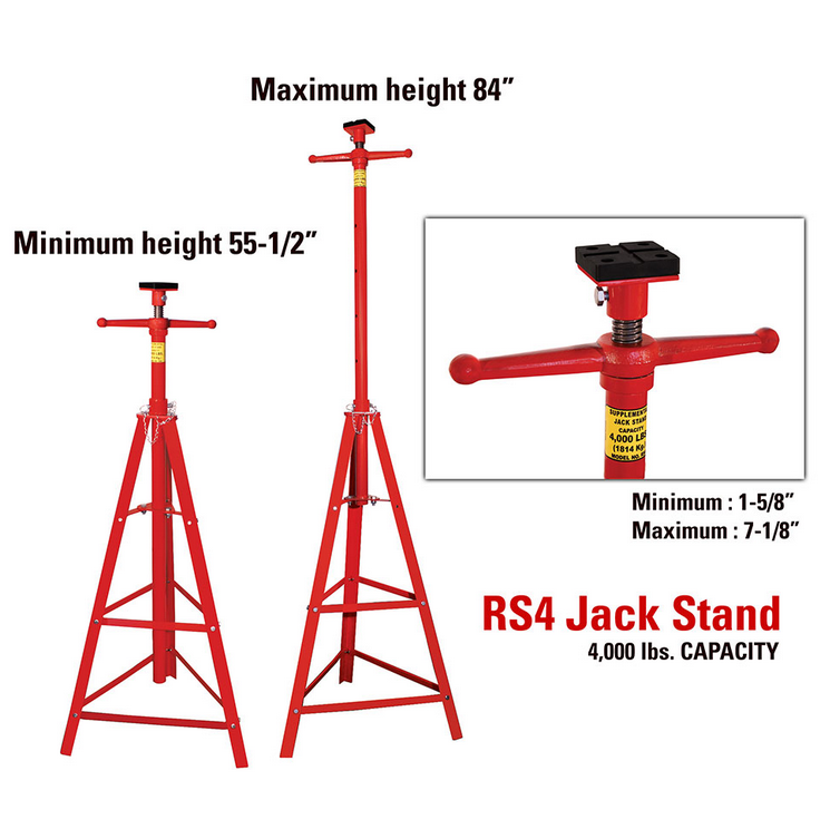 Rotary RS4 2-Post Lift Supplementary Jack Stand