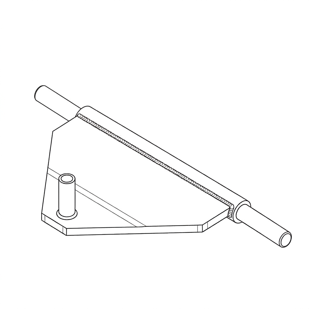 Challenger Part TYJ3-00-01-2 Dolly Base Weld MR6