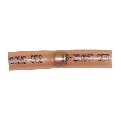 HT220-100 TMR HEAT SHRINK RED BUTT CONNECTOR WITH SOLDER (22-18)