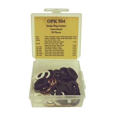 OPK504 TMR COMBO DRAIN PLUG GASKET ASSORTMENT (50 PCS)