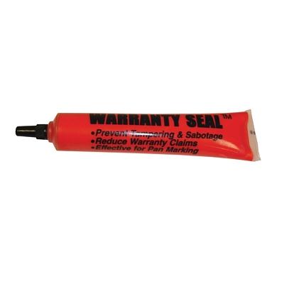 WS15R TMR RED WARRANTY SEAL 1.8OZ POLY SQUEEZE TUBE